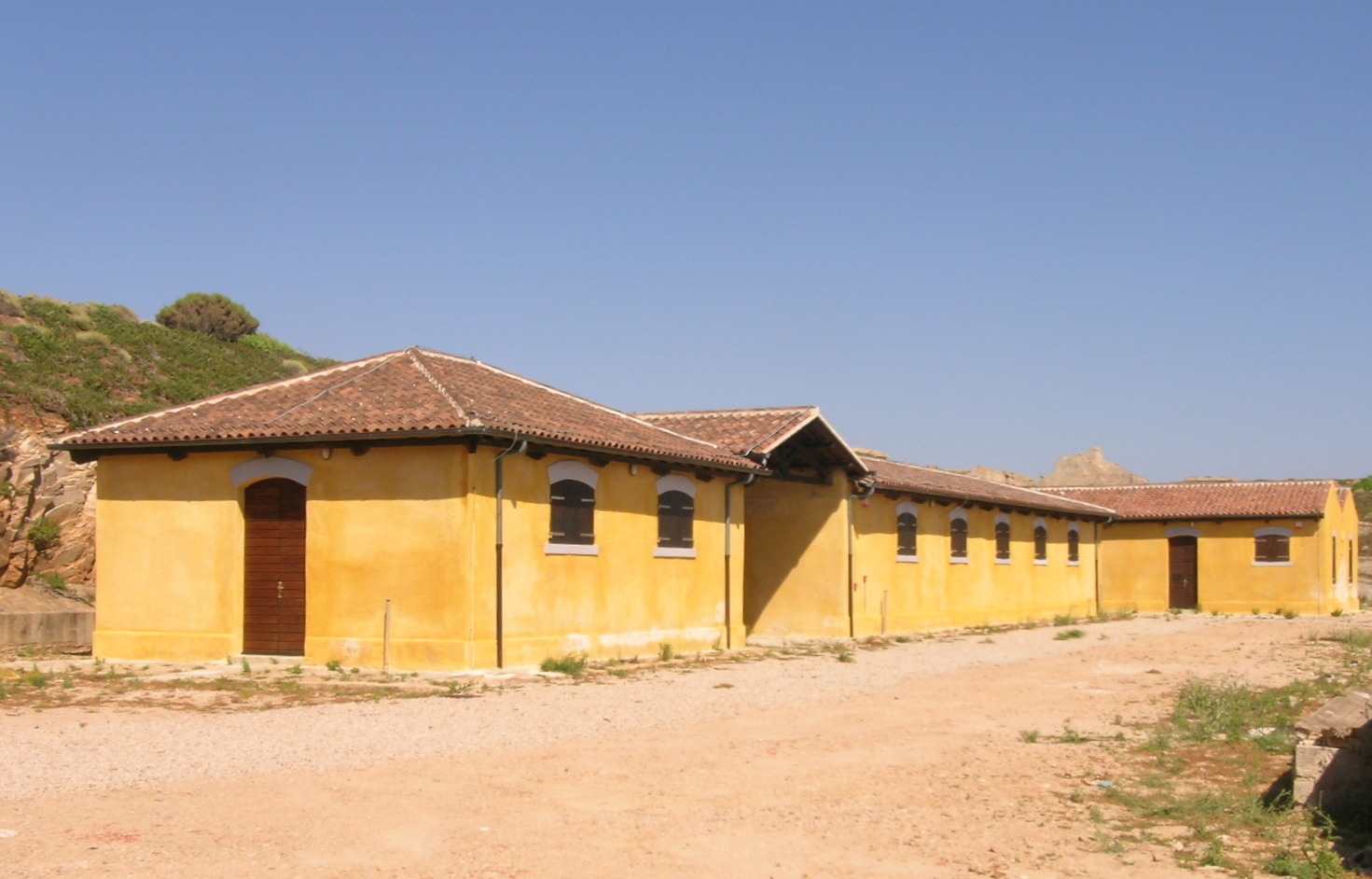 Batteria Arbuticci, isola di Caprera, località Arbuticci