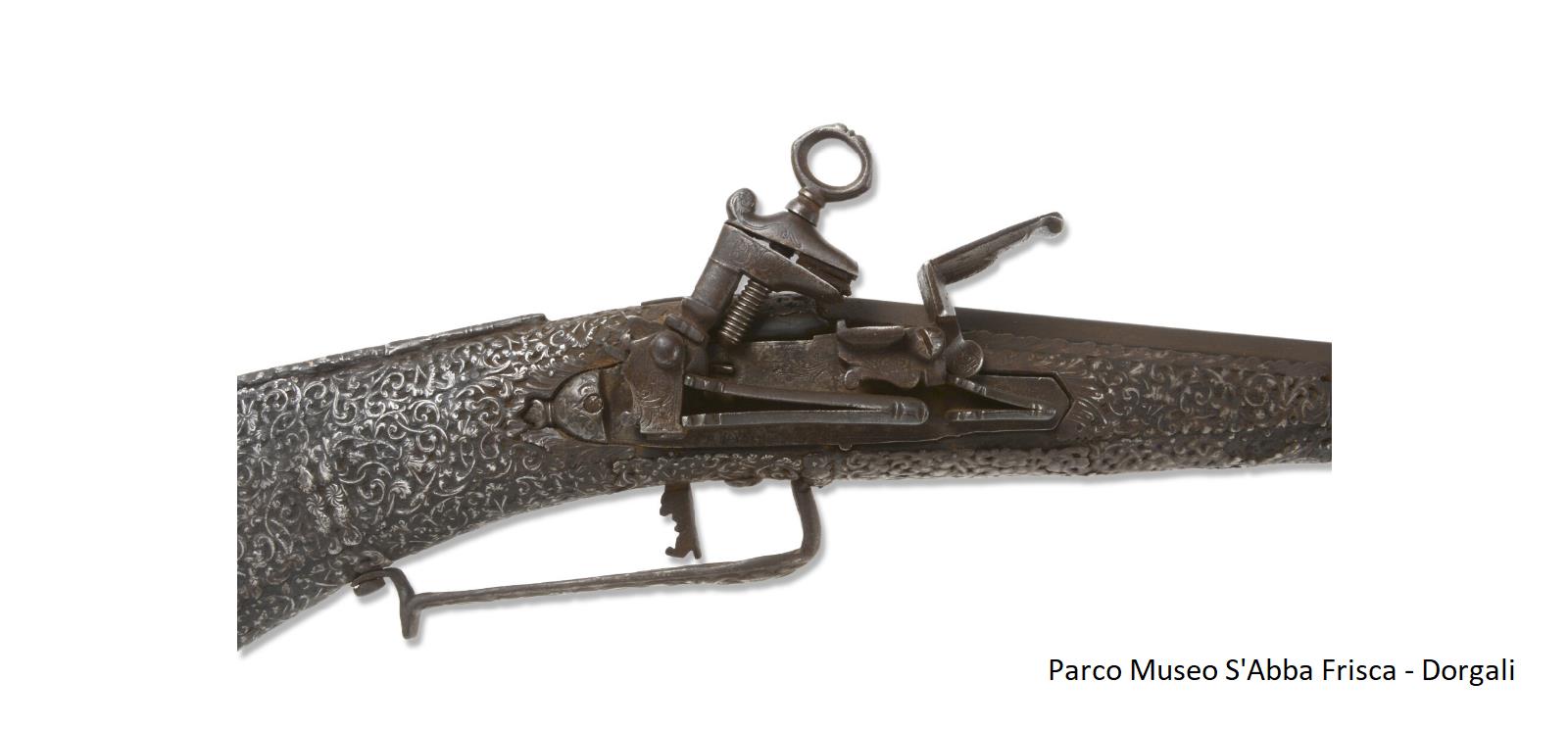 Collezione di armi bianche e armi da fuoco, conservata presso il Parco Museo S’Abba Frisca